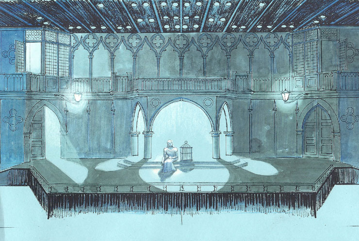 Ina Marlowe: Merchant of Venice Set by Bill Forrester